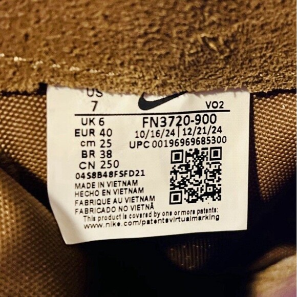 Nike SFB B2 Tactical Outdoor Boots Mens 7 Coyote Air Zoom FN3720-900 Khaki Brown - Picture 7 of 8